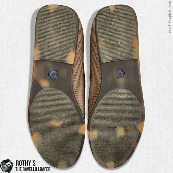 ROTHY’S THE RAVELLO LOAFER IN FADED BROWN SUSTAINABLE WASHABLE SHOES SIZE EU 42 - Picture 13 of 16